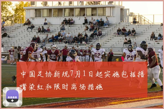 中国足协新规7月1日起实施包括捂嘴染红和限时离场措施